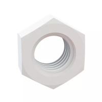 DIN 555 / 934 Hexagonal Nut M5 X 0.8mm Nylon 6.6 Natural