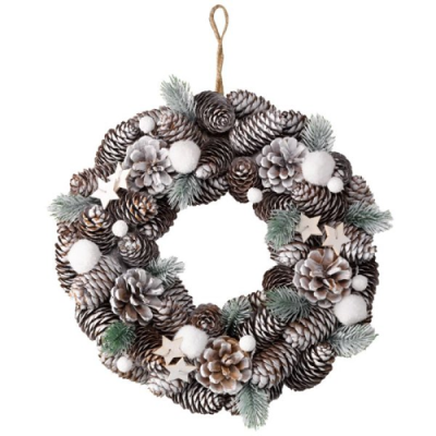 Frostpine Wreath 36cm