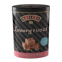 Baileys flavoured luxury fudge in tin - 12 x 250g