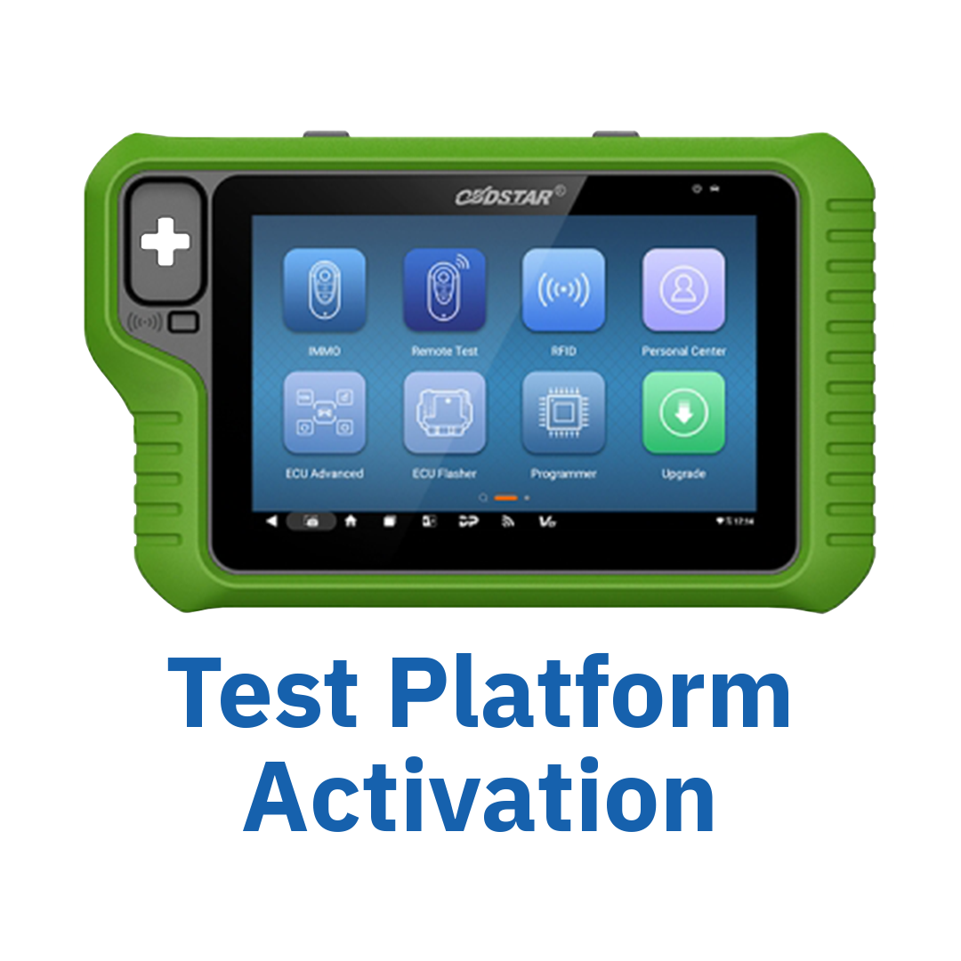 OBDSTAR G3 Test Platform Activation