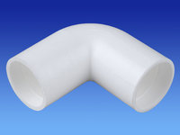 Overflow Bend - 20mm  - 90 Degree Pack of 2 White EPOF12