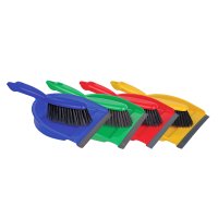 PROFESSIONAL DUSTPAN & STIFF BRISTLE BRUSH 23CM X 31CM X 10CM