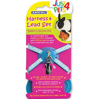 Ancol Rabbit Harness & Lead Set - Blue x 1