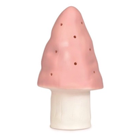 Heico children's lamp - small light pink toadstool/mushroom