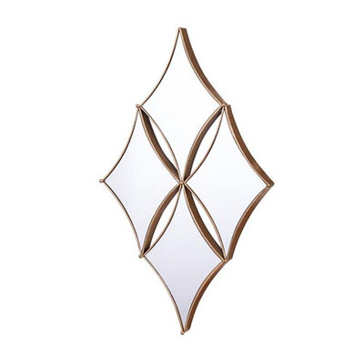 Tara Penzance Diamond 4 Mirror - Gold