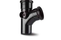 Polypipe Single Branch 4in/110mm. 104&deg; Equal ST402B