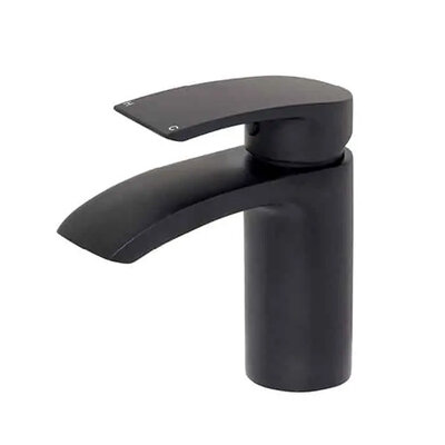 Bella Black Basin Mixer with Click Waste