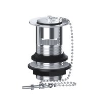 Viva Chrome Plug Slotted Basin Waste