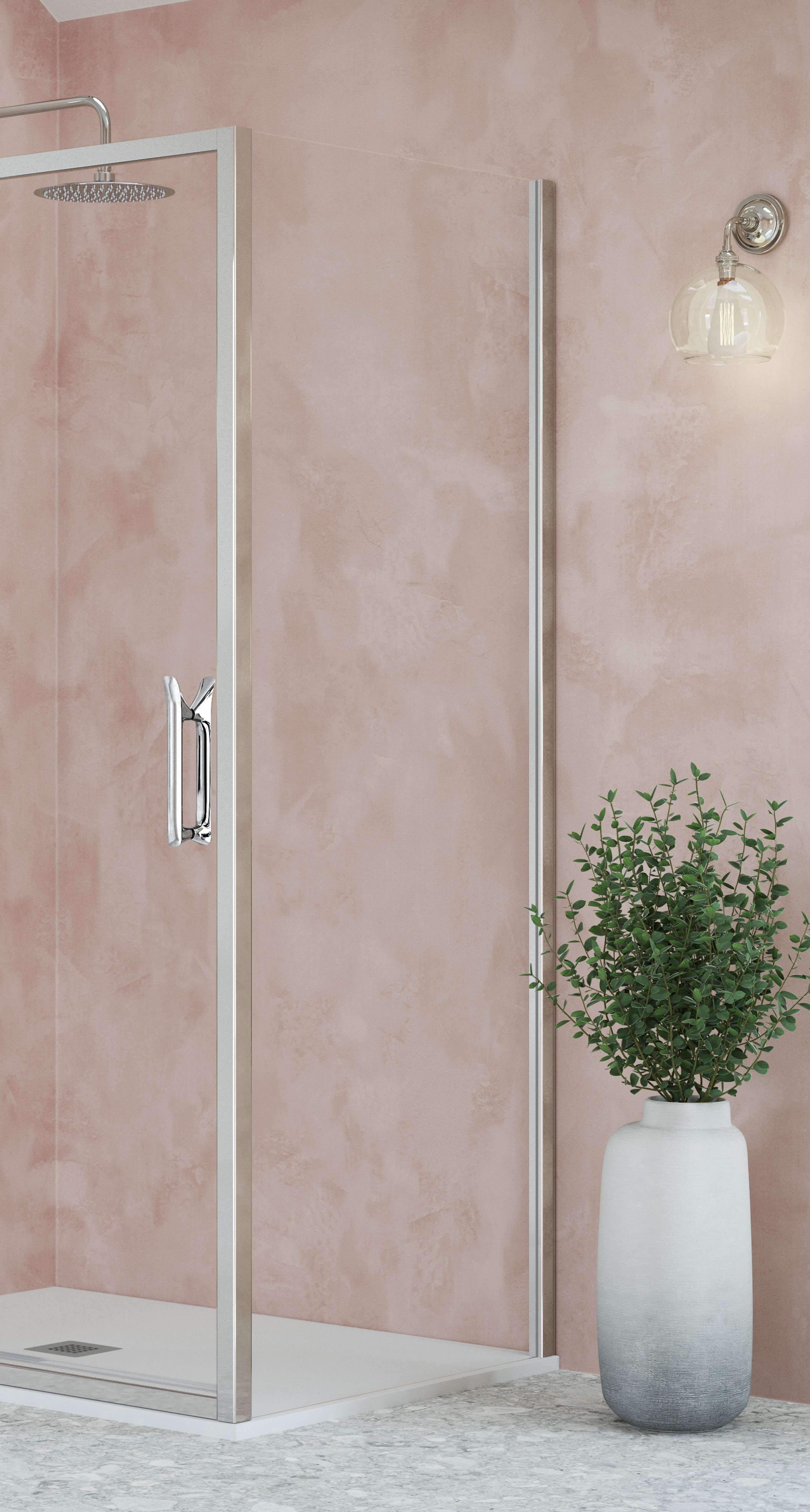 FLAIR ETO SIDE PANEL 760MM CHROME