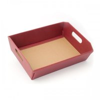 HAMPER TRAY MEDIUM 310X220X90MM BURGUNDY