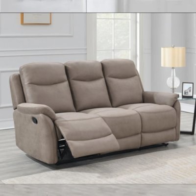 Eva 3 Seater Recliner Sofa - Sultry