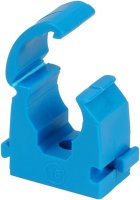TALON MDPE 25 - 27.4mm SINGLE PIPE CLIP BLUE
