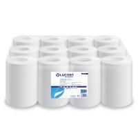 Lucart Strong Mini Centrefed Roll White 2Ply x 12 rolls