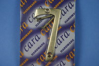 Number 7 Brass Numeral