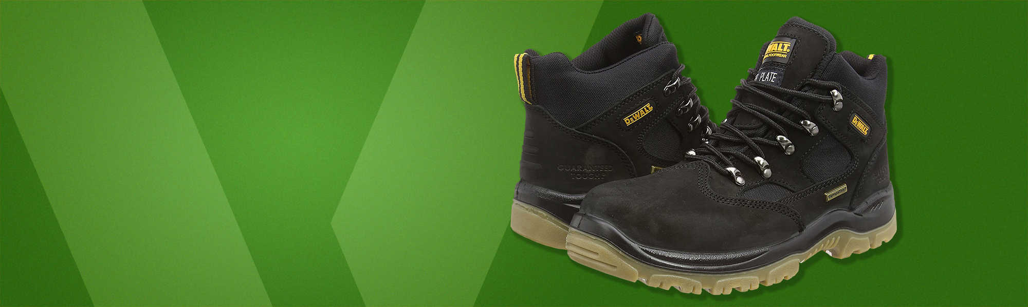 DeWalt Challenger, comfortable from the first use. Leather and mesh upper for breathability. Padded collar and tongue for comfort. Sympatex waterproof lining.