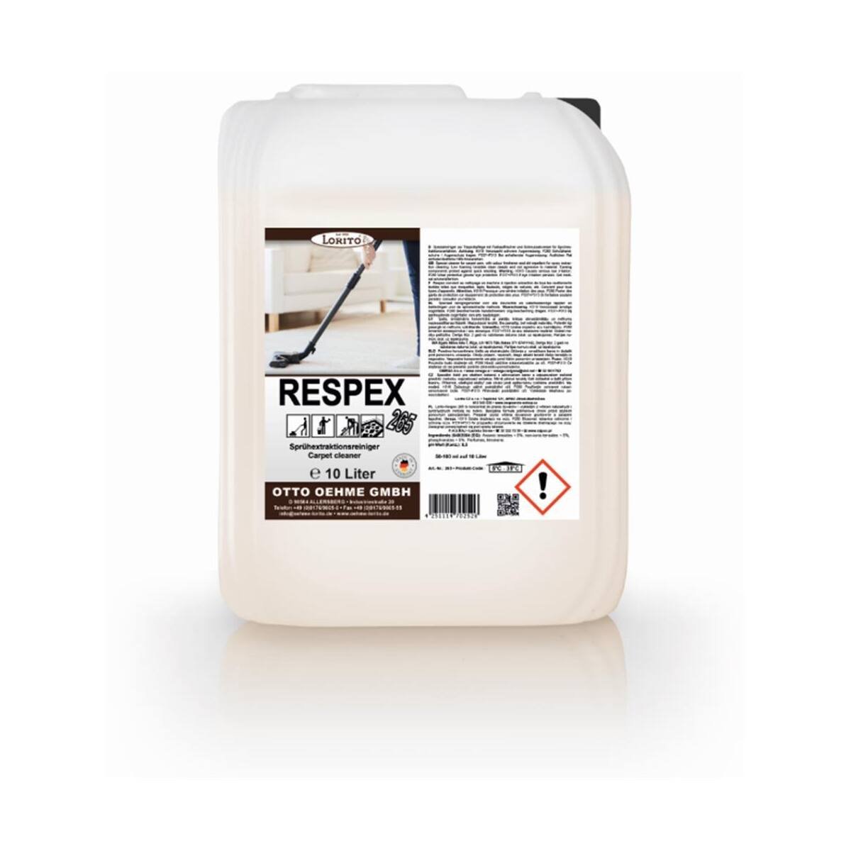 RESPEX LOW FOAM CARPET EXTRACTION SHAMPOO 5ltr