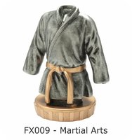 Martial Arts Flex Figure 75mm (Silver & Gold)