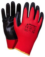Gnitrex Polyester glove with Black Nitrile Coated Palm