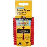 PLASPLUG RED SUPERGRIP FIXINGS