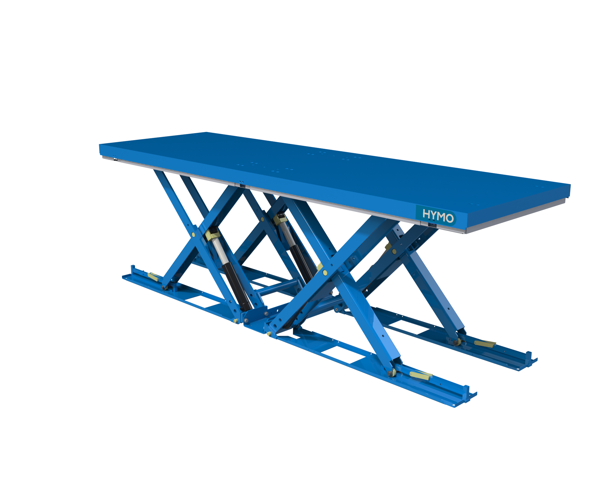 HYMO MXT low-built hydraulic lift table for long loads