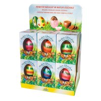Display of ring design praline filled egg in gift box - 12x50g