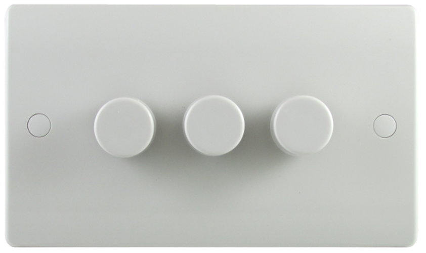 Sline 3G 2W 400W Dimmer Switch White SL356/400