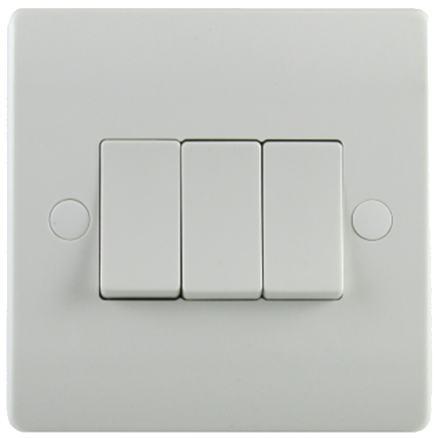 Sline 3G 2W Switch White SL306