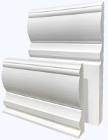 White Primed Bailey Engineered Skirting 175 x 22 x 4200 Skirting