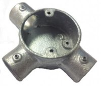 CONLOK GALV TEE   BOX 20 MM (QUICK FIT UNTHREADED)