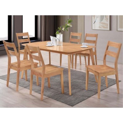 Lexington 150cm Dining Set & 6 Chairs  1