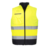 PORTWEST HI-VIS 2-TONE BODYWARMER