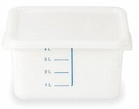 Space Saver Container Polypropylene 5.7 Litre White