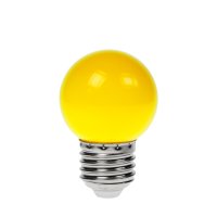 Prolite 1W LED Polycarbonate Golf Ball Lamp, ES Yellow (Non-Dimmable)