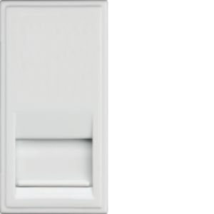 Hager Sollysta RJ11 Telephone Euro Module White WMMRJ11