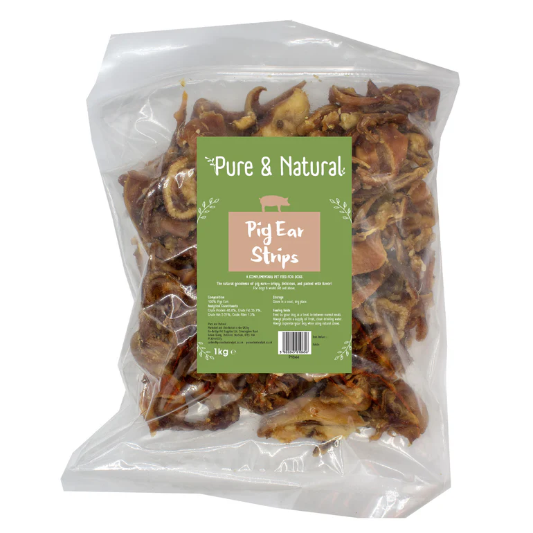 Pure & Natural Pigs Ears Strips
