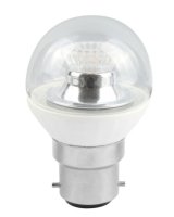 2.1W 45MM LED CLEAR GOLF BALL DIMMABLE  240V BC/B22 CLEAR WARM WHITE LED