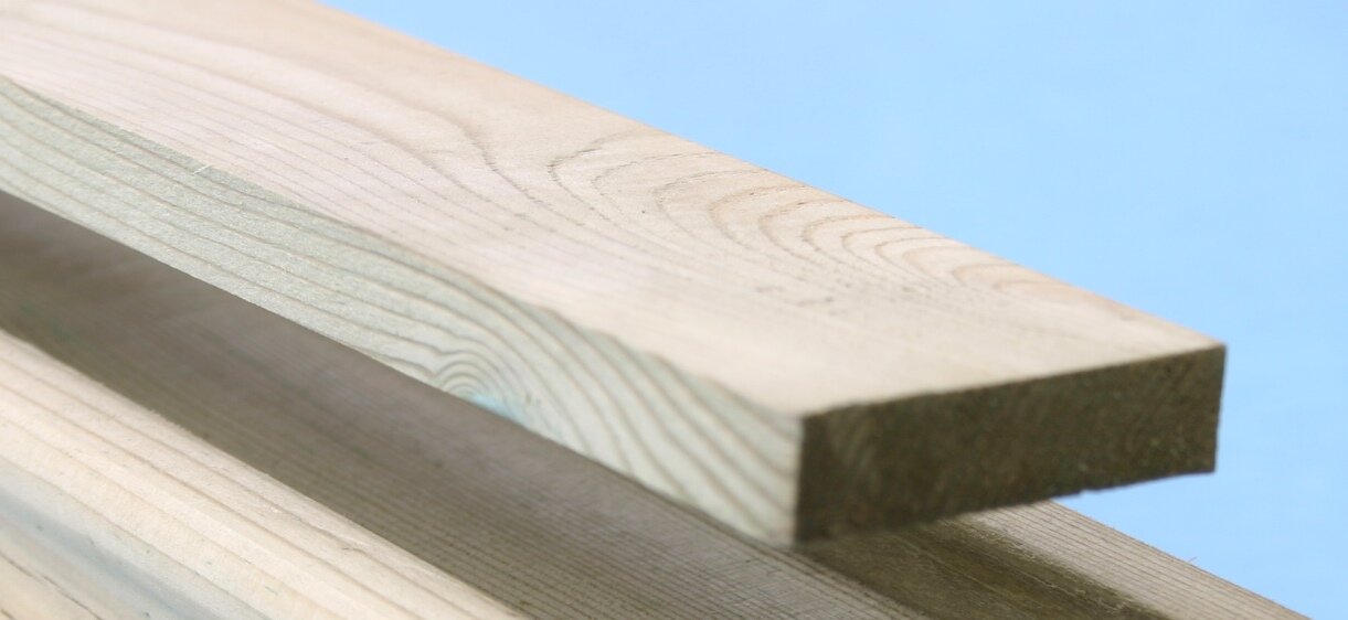 Infill only for Decking Handrail or Baserail Moulded Treated 41x24mm 3.6 Metre