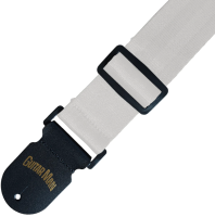 Guitarman Standard 2" Guitar Strap Woven White
