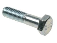 BZP BOLT M16 x 120mm HEX ROUND HEX