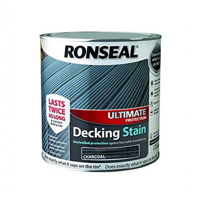 Ronseal Ultimate Decking Stain - Charcoal 2.5L