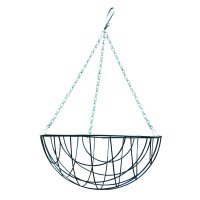 12" WIRE HANGING BASKET R/B (x24)