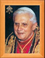 Pine Picture/6 inchx 8 inch/Pope Benedict 16th   (82415)
