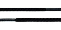 Thick Round Shoe Laces - Black 120cm