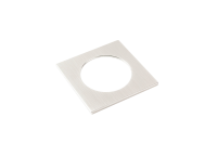TAYLOR square trim for 72mm cut out, Brushed Chrome