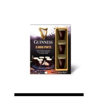 Guinness milk and white choc mini pints in acetate carton - 10x82g