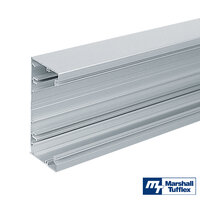 MT Elegance 110 Aluminium Trunking Base Only - Silver/Grey