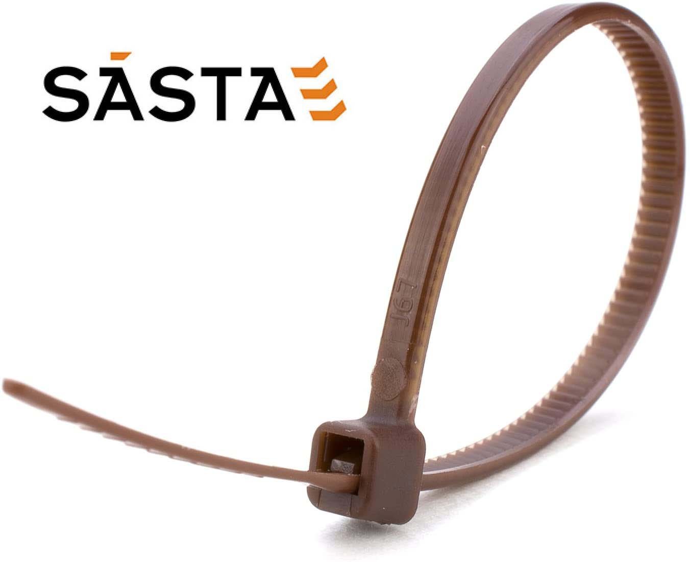 S036-A566B-SASTA-4.8X200MM-BROWN-CABLE-TIES