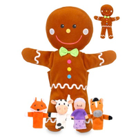 Gingerbread Man Hand/Finger Puppets.