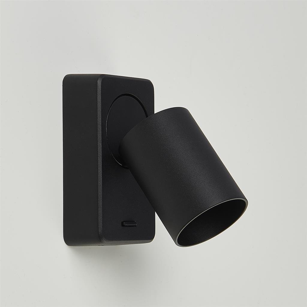 Searchlight Moon Sand Black Switched GU10 Spotlight