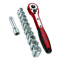Socket Set 3/8In Drive Mm 12 Pieces